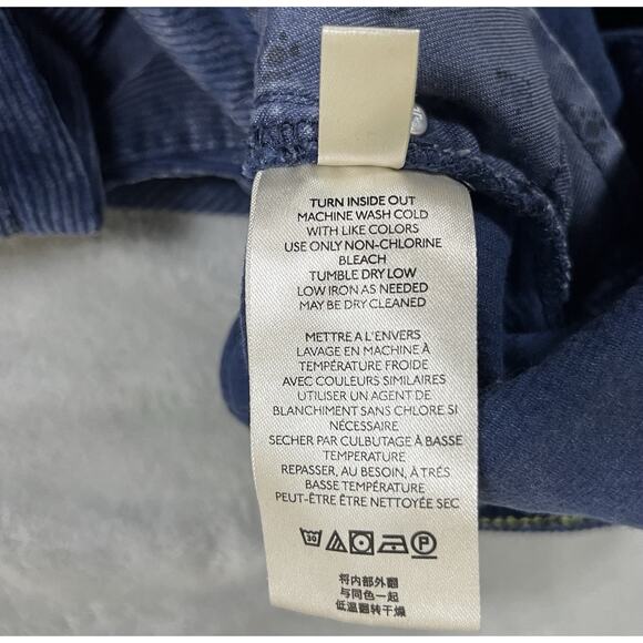 Anthropologie Pilcro 29 Corduroy Blue Jeans Straight Super Soft Modal 31” Waist - Picture 15 of 16